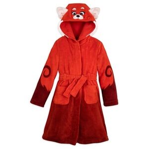 Playful Red Hooded Animal Robe